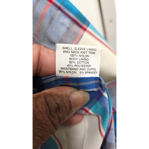 VTG L.L. Bean Freeport Maine Men's Y2k 80s Blue Lightweight Windbreaker Jacket P - Picture 6 of 8